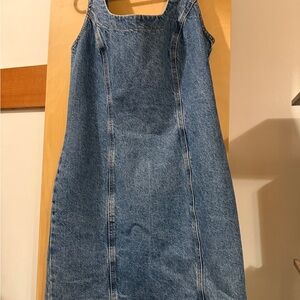 BONGO - rare vintage denim dress 90’s - stiff denim